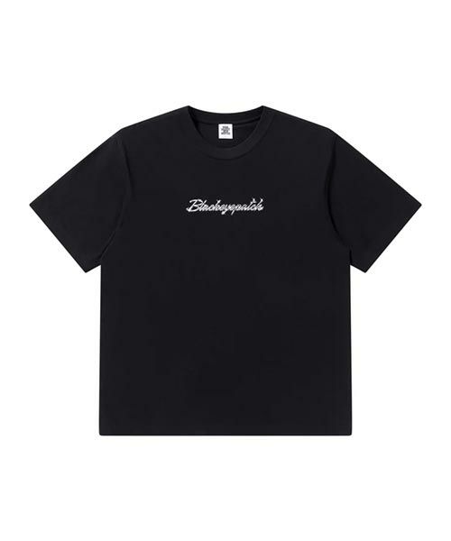 ＜BlackEyePatch＞CHROMED SCRIPT EMBLEM TEE