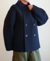 HYKE （ハイク）DOUBLE FACE MACKINAW COAT HYKE ホワイトコート double face mackinaw coat - メルカリ