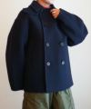 ＜HYKE＞DOUBLE FACE PEA COAT