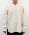 ＜blurhms＞Rough&Smooth Thermal Over Neck L/S