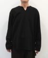 ＜blurhms＞Rough&Smooth Thermal Over Neck L/S