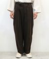 ＜blurhmsROOTSTOCK＞Brushed Twill Belted Trousers