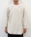 ＜blurhmsROOTSTOCK＞Rough&Smooth Thermal Baseball Tee