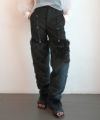 ＜GURTWEIN＞faux-fur garter-belted simple boot trousers