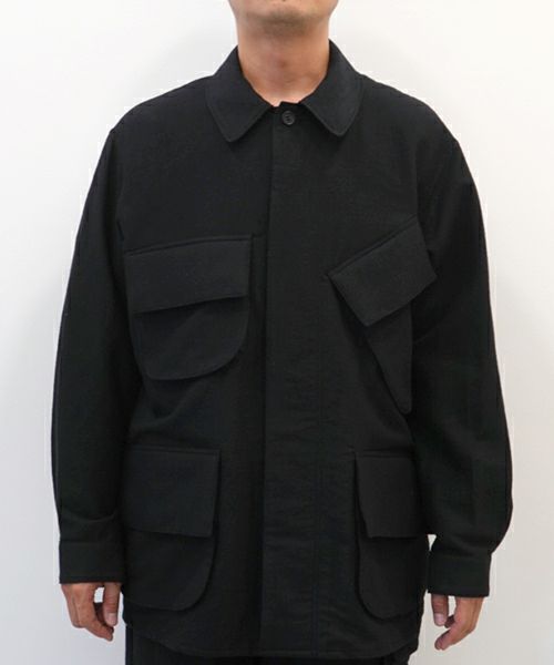 ＜blurhms＞Wool Napping Beacon Jacket