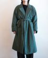 ＜seya.＞SK'GROVE PADDED COAT / SILKY POWDER CUPRO