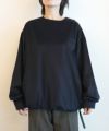 ＜seya.＞TRACK PULLOVER / FLUFFY THIN CASHMERE WOOL