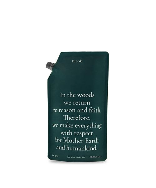 ＜hinok＞The Spray 450ml (refill)