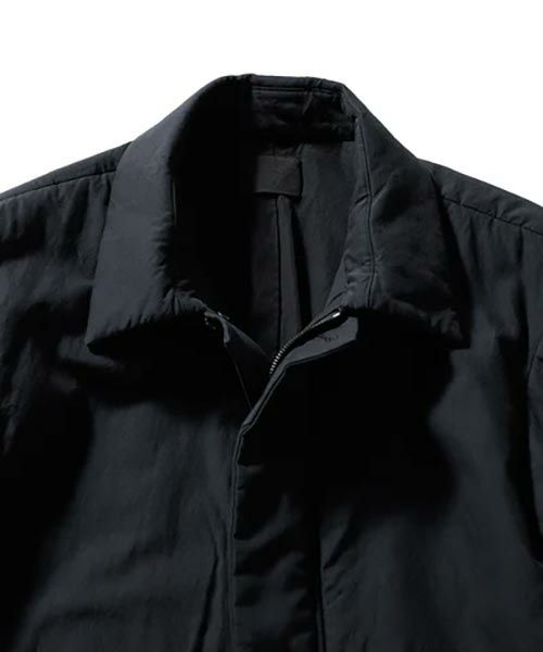 山内＞2plyキュプラ×コットン・中綿入りジップジャケット | MAKES