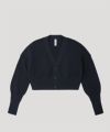 ＜CFCL＞WOOL GARTED CROPPED CARDIGAN(NAVY)