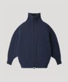 ＜CFCL＞LOW GAUGE HIGHNECK ZIP BLOUSON(NAVY)