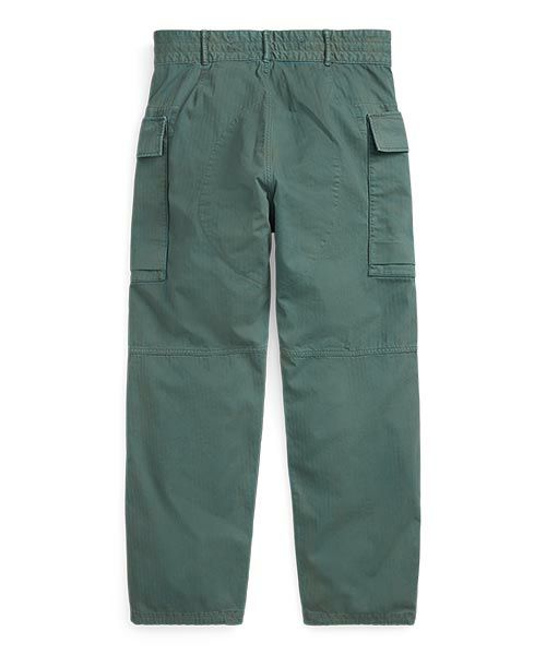 RRL カーゴパンツ Ralph Lauren RRL Herringbone Field カーゴパンツ | グリーン