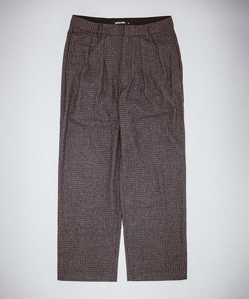 ＜Fucking Awesome＞Baggy Pleated Wool Trouser