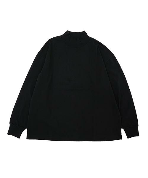 COMOLI＞コットンジャージ モックネックプルオーバー(A03-05013