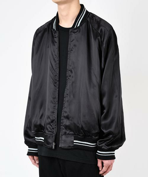 ジャケット・アウター LAD MUSICIAN R/C SATIN SOUVENIR JACKET42 LAD MUSICIAN《ラッドミュージシャン》R/C SATIN INKJET PRINT