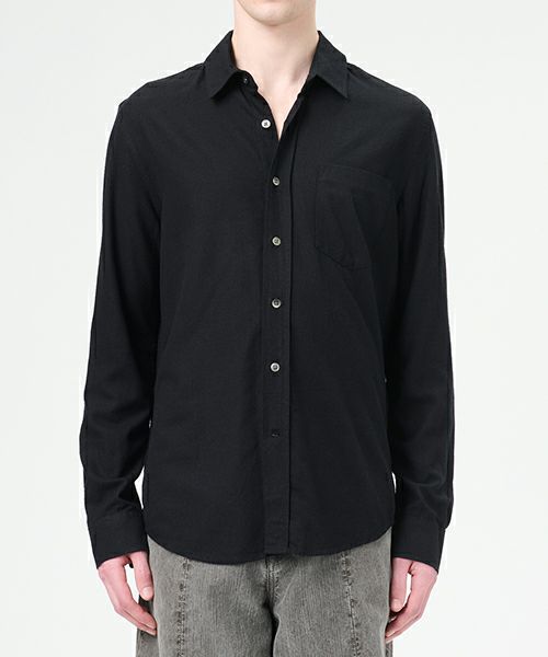 ＜OUR LEGACY＞CLASSIC SHIRT -Black Silk-