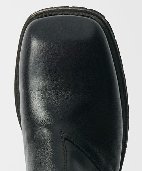 OUR LEGACY＞ENGINE BOOT -Deep Black Leather- | MAKES ONLINE STORE