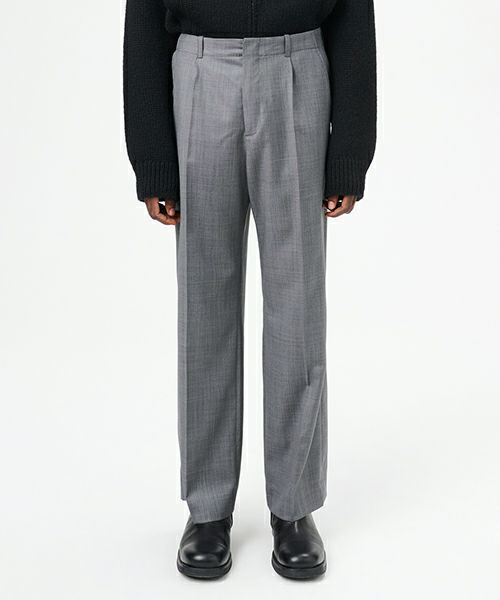 ＜OUR LEGACY＞BORROWED CHINO -Dark Grey Flow Wool-