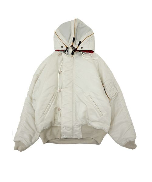 doublet>PETAL MOUTH HOOD BOMBER JACKET | MAKES ONLINE STORE doublet>PETAL MOUTH HOOD BOMBER JACKET | MAKES ONLINE STORE