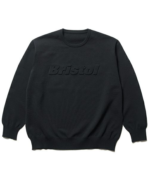 ＜F.C.Real Bristol＞AUTHENTIC LOGO CREWNECK KNIT