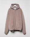 ＜WEWILL＞HOODED FLEECE JACKET