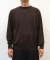 ＜blurhms＞Wool Cashmere Silk Knit Crew Neck