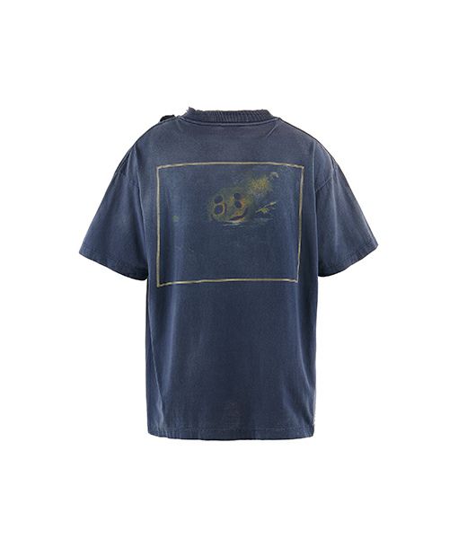 【新品バラ売り】POCKET&CREW SS T-SHIRT (NAVY) SAINT MICHAEL＞CP_SS TEE/ STAR / NAVY | MAKES ONLINE STORE