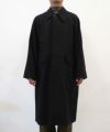 ＜blurhms＞Wool Napping Sniper Cape Collar Coat