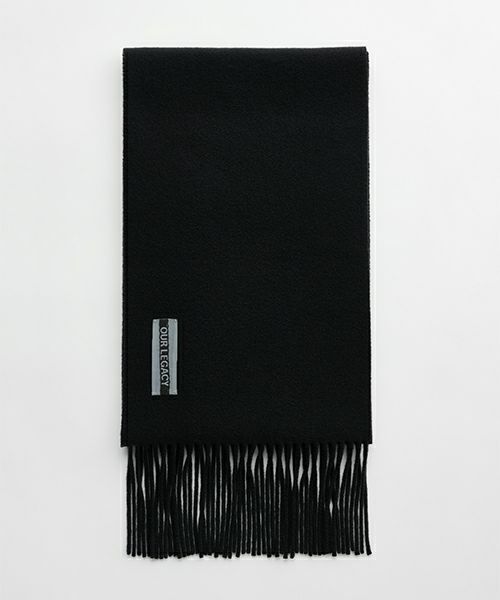 ＜OUR LEGACY＞ESTATE SCARF(BLACK)