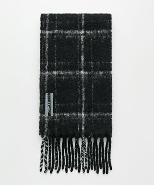 ＜OUR LEGACY＞ESTATE SCARF(BLACK CHECK)