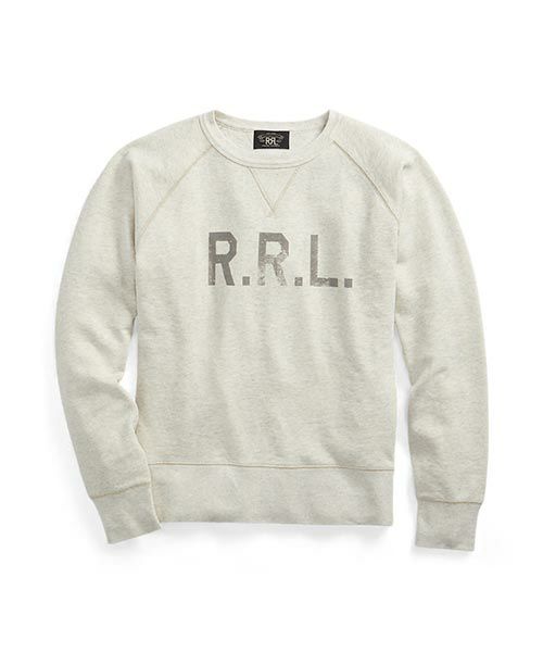 ＜RRL＞LOGO FLEECE SWEAT SHIRT(MNRRKNI16820134)