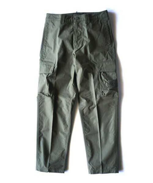 ＜STONE ISLAND＞WEATHERPROOF COTTON CANVAS CARGO PANTS(8115311F1) 【2024AW】