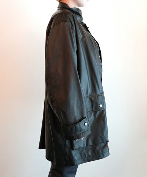 BASICKS＞Cow Leather Car Coat | MAKES ONLINE STORE