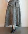 ＜SATORU SASAKI＞HERRINGBONE FLARED SKIRT