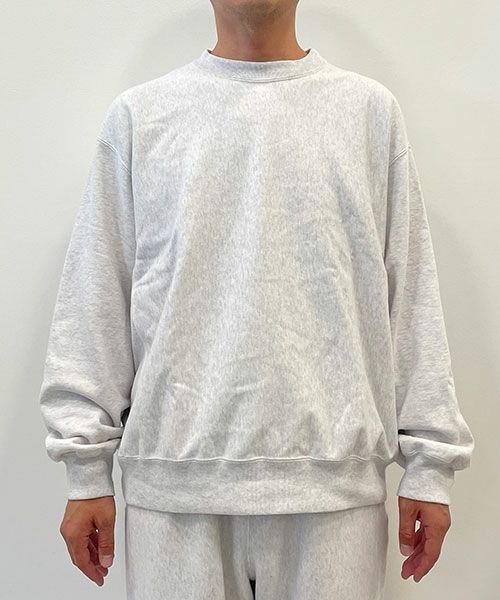 ＜blurhmsROOTSTOCK＞Soft&Hard Sweat Crew-Neck P/O Big