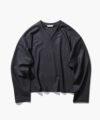 ＜ATON＞MERINO COLLEGE JERSEY V-NECK PULLOVER