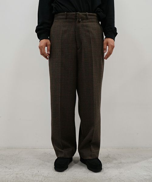 ＜blurhms＞Classic Houndstooth Tousers