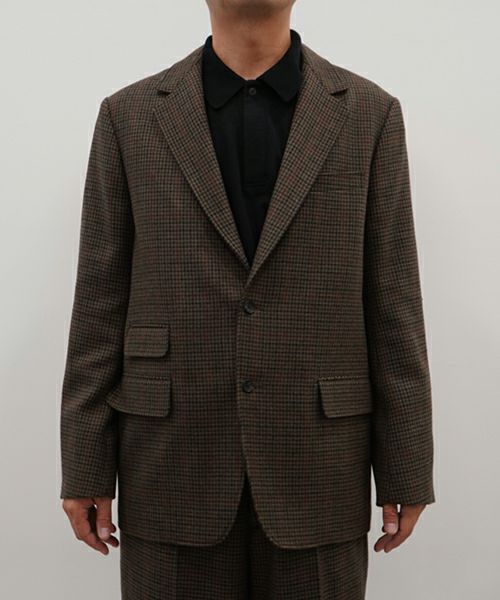 ＜blurhms＞Classic Houndstooth 2B jacket