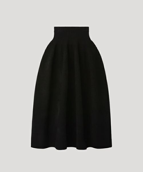 ＜CFCL＞POTTERY VELVET SKIRT(BLACLK)