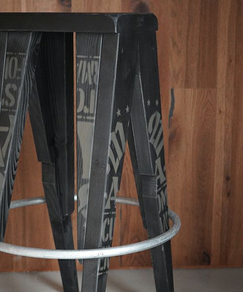 ＜M&M Furniture＞Sqoare Stool (大)