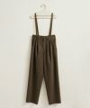 ＜ARCHI＞MIX WOOL SUSPENDER PANTS