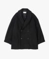 ＜Graphpaper＞Light Melton Shawl Collar Coat(GM243-10272B)