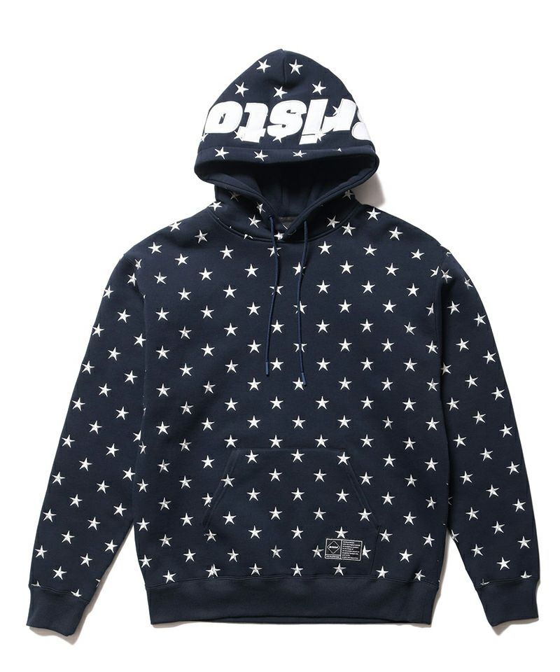 ＜F.C.Real Bristol＞ALL OVER STAR SWEAT HOODIE