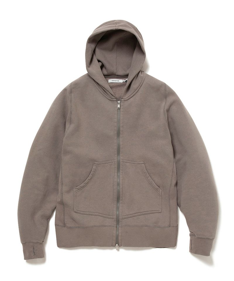 ＜nonnative＞DWELLER FULL ZIP HOODY COTTON SWEAT