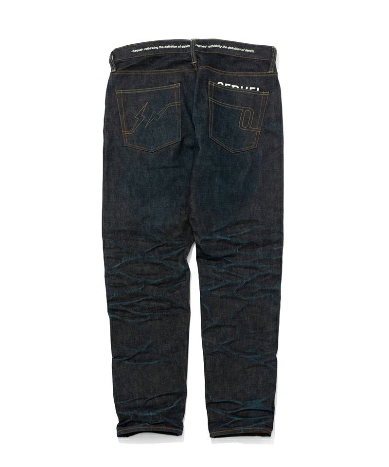 SEQUEL＞FRAGMENT x SEQUEL 生立体 DENIM PANTS (SQ-24AW-PT-03 