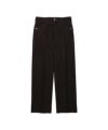 ＜The Letters＞WESTERN WIDE TROUSERS -WOOL LINEN HERRINGBONE-