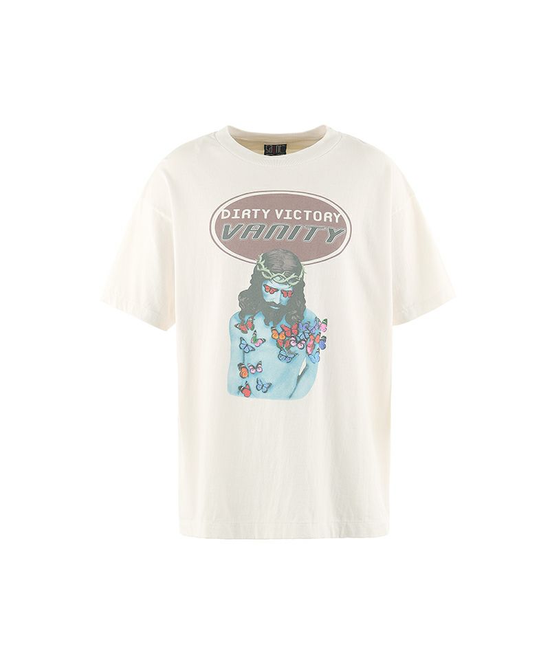 ＜SAINT MICHAEL＞SS TEE / VANITY / WHITE