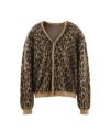 ＜SAINT MICHAEL＞MOHAIR CARDIGAN / LEOPARD