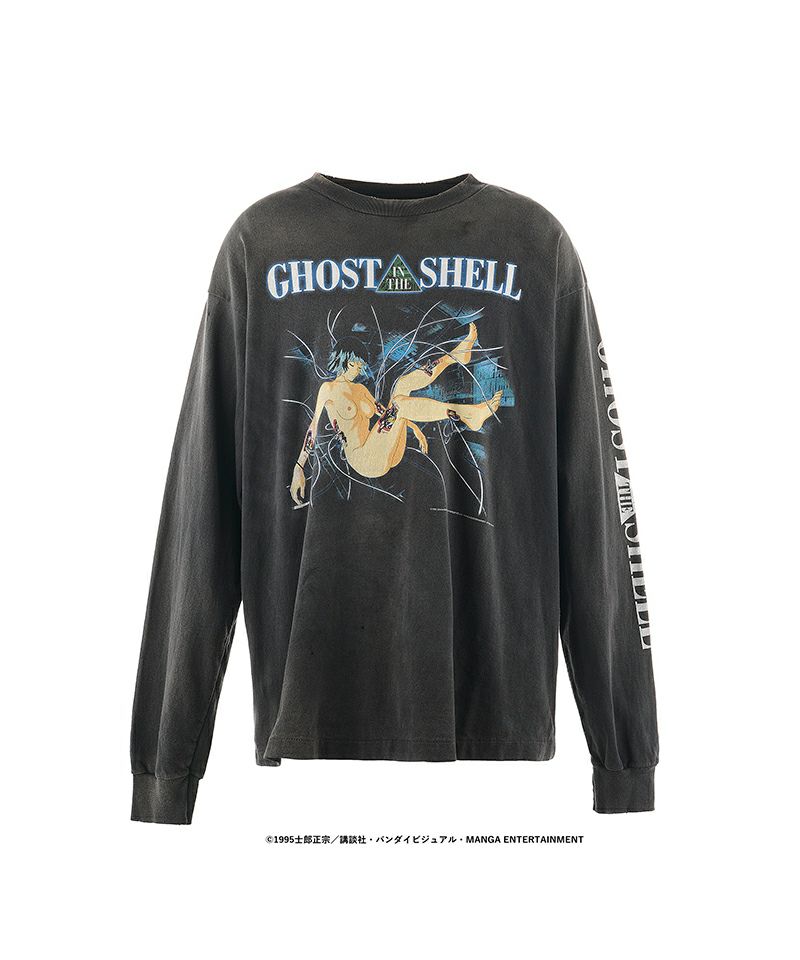 ＜SAINT MICHAEL＞GS_LS TEE / ILYA GITS / BLACK