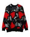 ＜EMOTIONALLY UNAVAILABLE＞HEART CAMO KNIT